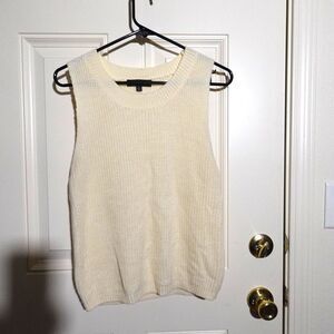 Lulus Off-White Sweater Vest – Size L